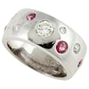 Katze Ruby 0.345ct, Diamond 0.269ct, Melee Diamond 0.143ct, 18K White Gold Ring, Size 8 for Women in Excellent Condition - & Other Stories