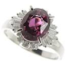 Platinum Diamond Garnet Ring in Excellent Condition - & Other Stories