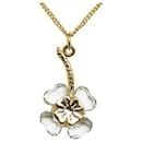 Swarovski Clover Necklace Plated Glass in Very Good Condition - & Other Stories