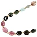 Pink Tourmaline Natural Stone Necklace in K18 Yellow Gold, Ladies, No Brand in Great Condition - & Other Stories