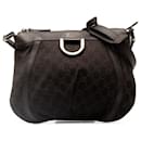 Borsa a tracolla Gucci GG Canvas Abby 265691 marrone in ottime condizioni