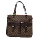 Bolso tote de lona Damier Ebene Uzes de Louis Vuitton N51128 en excelente estado