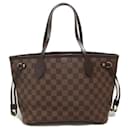 Sac fourre-tout en toile Louis Vuitton Damier Ebene Neverfull PM N51109 en très bon état