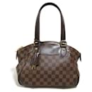 Louis Vuitton Damier Ebene Verona PM Canvas Crossbody Bag N41117 in Very Good Condition