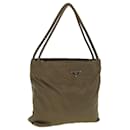 PRADA Tote Bag Nylon Brown Auth 78260 - Prada