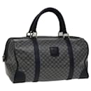 CELINE Macadam Canvas Boston Bag Navy Auth 77711 - Céline