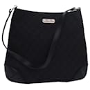 GUCCI GG Canvas Shoulder Bag Outlet Black 196140 Auth fm3505 - Gucci