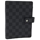 LOUIS VUITTON Agenda MM Damier Graphite Tagesplaner Cover R20242 LV Auth 79895 - Louis Vuitton