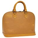 LOUIS VUITTON Bolso de Mano Epi Alma Amarillo M52149 LV Auth 78895 - Louis Vuitton