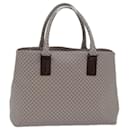 BOTTEGA VENETA Hand Bag PVC Leather Gray Auth bs15475 - Autre Marque