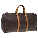 LOUIS VUITTON Monogram Keepall 50 Boston Tasche M41426 LV Auth 79901 - Louis Vuitton