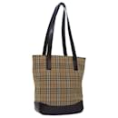 Borsa tote in tela beige con motivo Nova Check di BURBERRY Auth yk13193 - Burberry