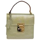 LOUIS VUITTON Monogram Vernis Spring Street Bolso de mano Gris M91029 LV Auth ki4614 - Louis Vuitton