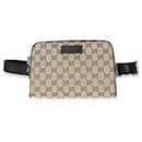 Sac banane en toile GG beige Gucci