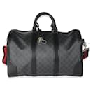 Gucci Black GG Supreme Canvas Medium Carry On Duffle