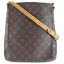 Bolso de hombro de lona Louis Vuitton Musette AS0071 en buen estado