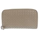 Bottega Veneta Intrecciato Round Zipper Long Wallet Leather Long Wallet 114076 in Good Condition