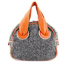 Bottega Veneta Leather Denim Handbag  Leather Handbag in Very Good Condition