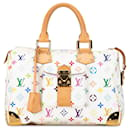 Louis Vuitton Speedy 30 Monogramma Multicolore Bianco