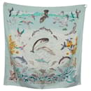 HERMES SCARF THE PRECIOUS LIFE OF THE MEDITERRANEAN SQUARE 90 SILK SCARF - Hermès