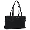 PRADA Sac Tote Nylon Noir Auth 79362 - Prada