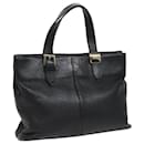 Burberrys Handtasche aus schwarzem Leder Auth bs15308 - Autre Marque