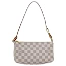 LOUIS VUITTON Damier Azur Pochette Accessoires New Model N51986 LV Auth 79020A - Louis Vuitton