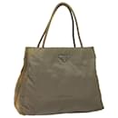 PRADA Tote Bag Nylon Brown Auth 78262 - Prada