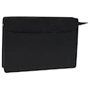 LOUIS VUITTON Epi Pochette Hombre Bolsa Clutch Negra M52522 LV Auth 78111 - Louis Vuitton