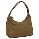 PRADA Sac à main en nylon beige Auth 77744 - Prada