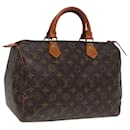 LOUIS VUITTON Monogram Speedy 30 Hand Bag M41526 LV Auth 78904 - Louis Vuitton