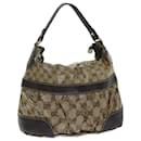 GUCCI GG Crystal Shoulder Bag Beige 223965 Auth 79308 - Gucci