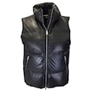 Gilet imbottito in pelle di agnello nero Hinna di LAMARQUE - Autre Marque