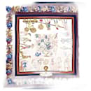 Hermès Carré 90 "Les Jardiniers du Roy" 100% Silk Scarf