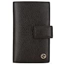 Gucci Brown Interlocking G Leather Long Wallet