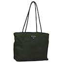 PRADA Tote Bag Nylon Khaki Auth 79365 - Prada