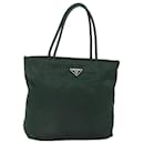 PRADA Borsa a mano in nylon verde Auth 78266 - Prada