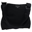 PRADA Shoulder Bag Nylon Black Auth 79556 - Prada
