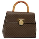 Borsa a mano in tela Macadam CELINE PVC marrone Auth 79102 - Céline