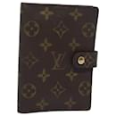 LOUIS VUITTON Monogram Agenda PM Day Planner Cover R20005 LV Auth ki4635 - Louis Vuitton