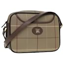 Burberrys Nova Check Shoulder Bag Canvas Beige Auth 79685 - Autre Marque