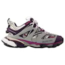 Track Sneakers - Balenciaga - Synthetic - Grey/Purple