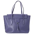 Tod's Medium Joy Shopper Tote Bag in Blue Leather