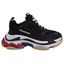 Balenciaga Triple S Sneakers in Black Polyester