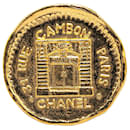 Chanel Gold Gold Plated 31 Rue Cambon Brooch