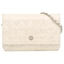 Cartera Chanel Brown CC de tweed recubierto con cadena