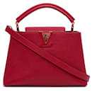 Louis Vuitton Rouge Taurillon Capucines BB