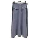 Chanel Two Pockets Flare Midi Skirt Size 44