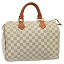 LOUIS VUITTON Damier Azur Speedy 30 Hand Bag N41533 LV Auth 78199 - Louis Vuitton