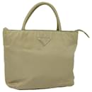 PRADA Handtasche aus Nylon Beige Auth yk13122 - Prada